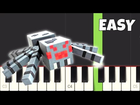 Insane Minecraft Spider Rap Piano Tutorial!