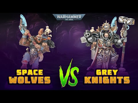 Space Wolves vs Grey Knights: A Warhammer 40k Battle Report | 10th Edition 2000pts