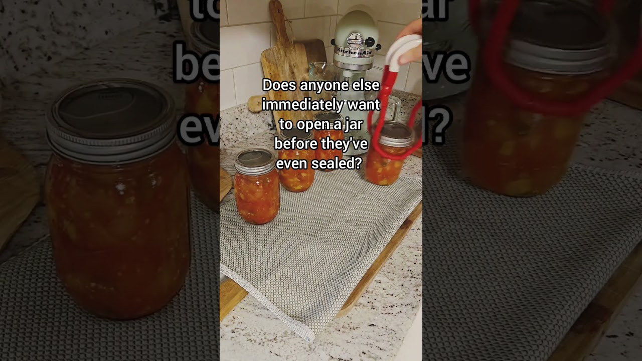 I'm not very patient 😂#canningandpreserving #canningseason #canningforbeginners #canning