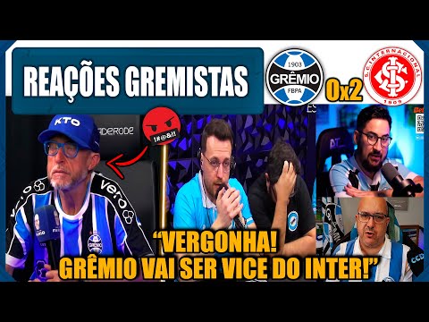 REAÇÕES GREMISTAS - GRÊMIO 0x2 INTERNACIONAL - FINAL DO GAUCHÃO - VAMOS RIR DO GRÊMIO!