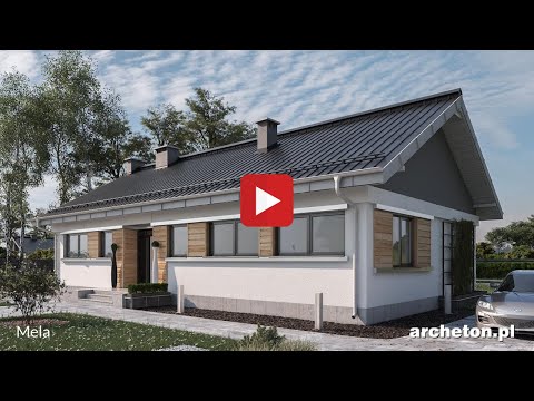 Projekt domu Mela - archeton pl - parterowy 131 m2