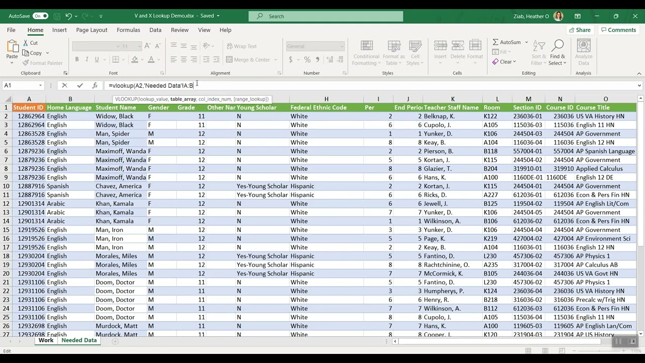 VLookUp Excel Video How To Guide