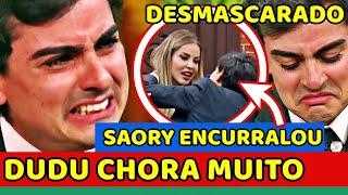 🔥CAOS! DUDU CHORA MUITO, Saory DESCOBRE NAMORADA E ENCURRALA SOBRE VERDADE; Mesquita CIÚMES