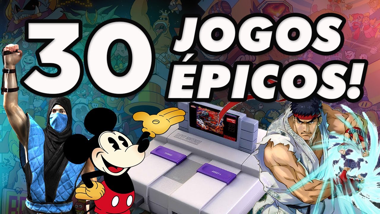 30 Jogos Épicos de Super Nintendo! Compilado com MELHORES JOGOS 16 BITS PARTE 3