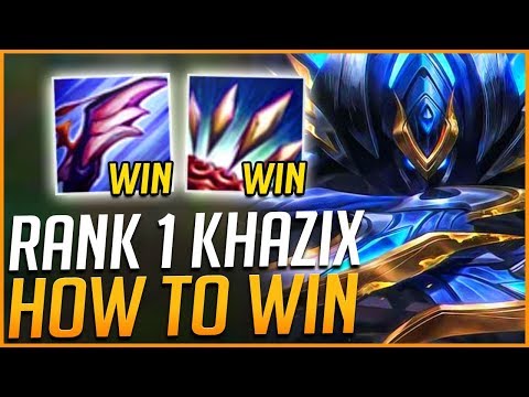 *RANK 1 KHAZIX* HOW TO WIN EVERY GAME OF SOLO QUEUE (PERFECT MACRO) - League of Legends