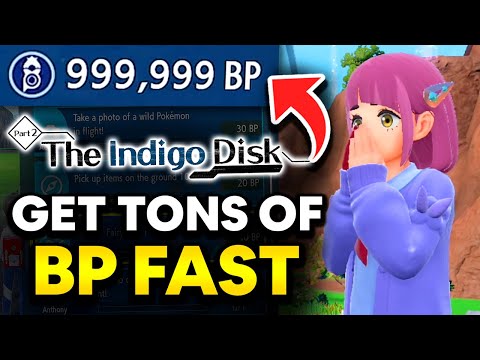 FASTEST WAY to GAIN LOTS OF BP in Indigo Disk! | Pokemon Scarlet & Violet DLC BP Farm