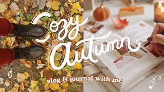 Cozy Autumn Vlog & Journal with Me 🍁 featuring @SaricaStudio