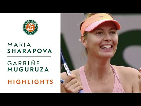 Maria Sharapova v Garbine Muguruza Highlights - Women's Quarterfinals 2014 - Roland-Garros