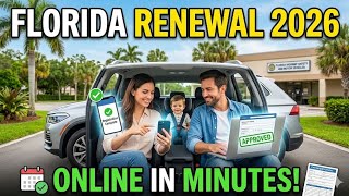 Florida Registration Renewal Online 2026 | Fees, Steps, Requirements & DMV Process
