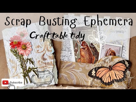 How to Junk Journal - Making Scrap-Busting Ephemera from Craft Room Tidy