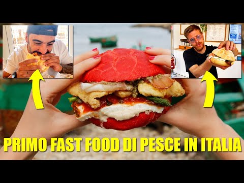 HOW DISGUSTING IS ITALY'S FIRST FISH FAST FOOD PLACE? - WE SURELY SPENT TOO MUCH MONEY!