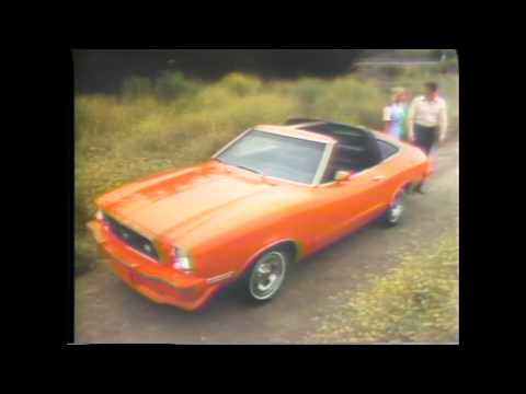 Thumbnail for 1978 Ford Mustang TV Ad Commercial  -- 2 of 2 by Pony car, Ford Mustang, Car, Vehicle, Van