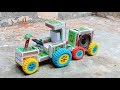 How To Make Mini Dj Tractor At Home Diy Matchbox Tractor