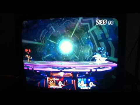 Super Smash bros brawl Hack Hyper CF vs Hyper Sonic