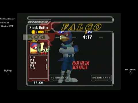 Northeast Fusion SSBM - BigFoig (Falco) vs. Mr. Lemon (Dr. Mario) - Melee WSF