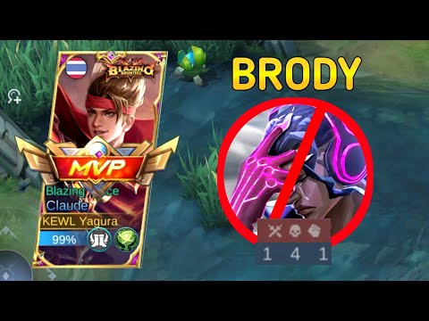 THIS IS WHY BRODY USERS HATE MY CLAUDE | CLAUDE PERFECT EMBLEM GAMEPLAY FOR SOLO RANK GAME 🔥
