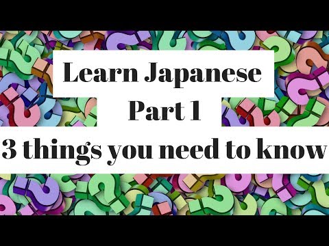 Learn Japanese - Starting from scratch and learning to speak