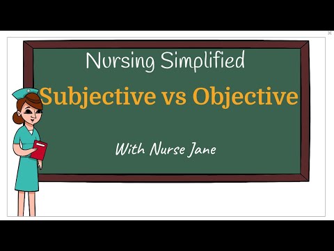 Subjective vs Objective