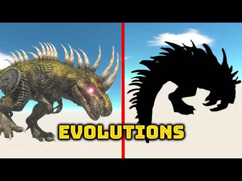 DEATH RUN DINOSAUR T - REX EVOLUTION - MEGA DINOSAUR BATTLE   ( Animal Revolt Battle Simulator )