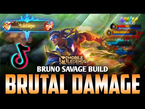 Bruno SAVAGE Build, Top Global 1 Bruno Gameplay 2021 - Mobile Legend