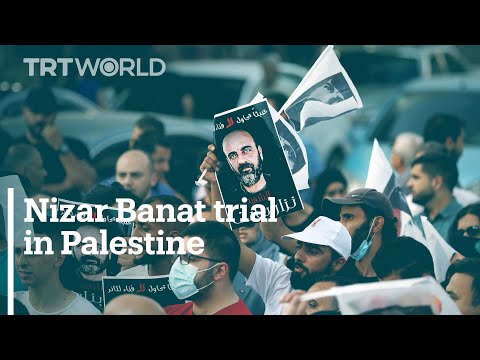 14 Palestinian Authority officers have gone on trial over the death of Nizar Banat