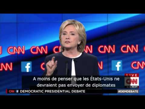 Hillary Clinton domine le débat démocrate