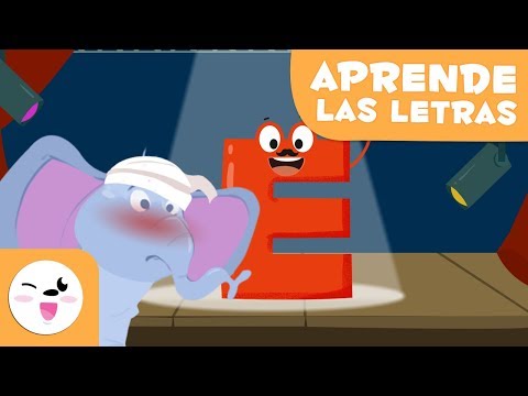 Aprende la letra "E" con Ernesto el Elefante - El abecedario