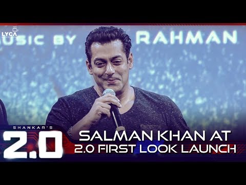 Salman Khan at 2.0 First look Launch | Lyca Productions