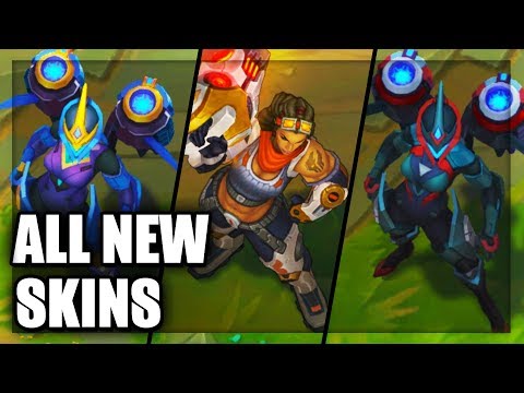 All New Skins Final Update Bullet Angel Kai'Sa Resistance Illaoi + Chroma Skins (League of Legends)