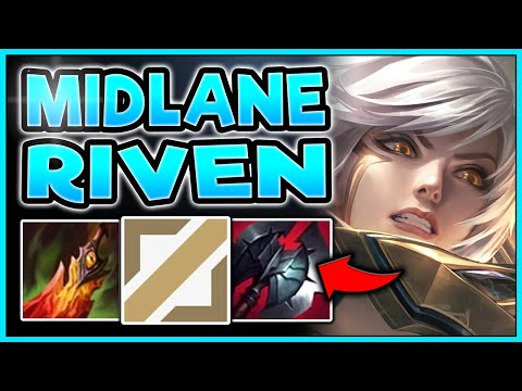 HOW TO PLAY RIVEN MID LIKE A CHALLENGER PLAYER WHILE CAMPED (INFORMATIVE GAMEPLAY) League of Legends