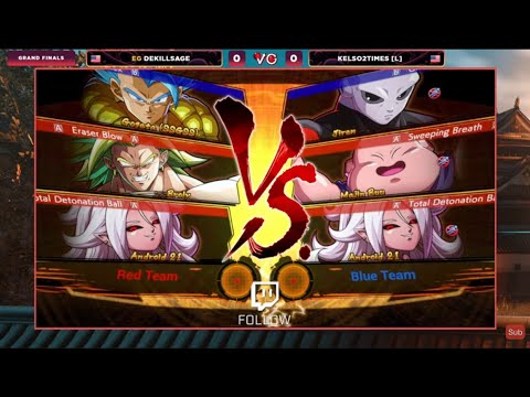 Glitch Infinite GRAND FINALS - dekillsage Vs. KELSO2TIMES [L] - Dragon Ball FighterZ