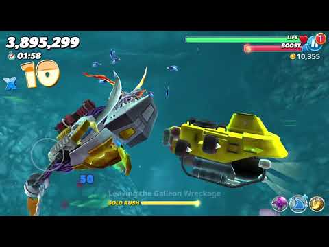 Hungry Shark World Robo Shark Android Gameplay #4