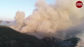 EYNİF OVASINA  İNEN  YANGINDA  SON DURUM