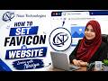 How to Set Favicon in Website | Add Favicon in WordPress Website | Learn with Naziya
