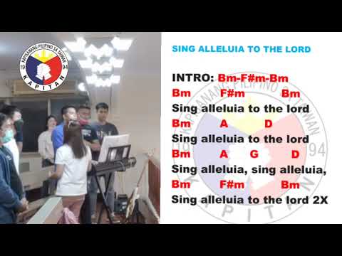 Sing alleluia to the Lord - lyrics and chords