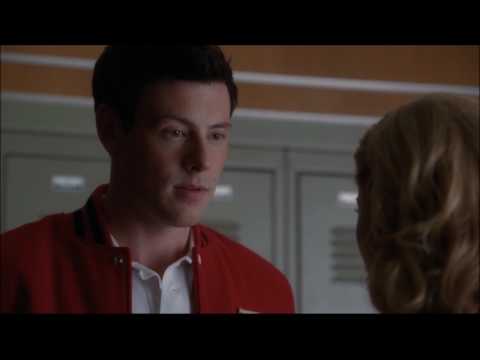 Glee - Quinn thanks Finn and they kiss 2x11