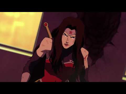 Wonderwoman vs Doomsday Fight Scene