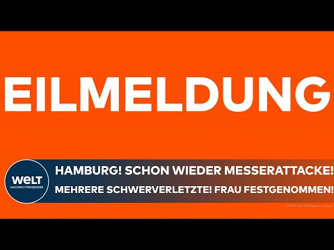 HAMBURG: Hauptbahnhof! Schon wieder Messerangriff! Mehrere Schwerverletzte! Frau festgenommen!