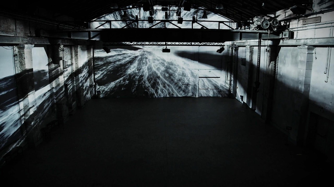 ENTROPY audio/visual immersive installation at Kunstkraftwerk, Leipzig