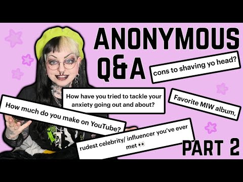Anon Q&A Part 2.. How Much Do I Earn On YT? Aaaand More Crying
