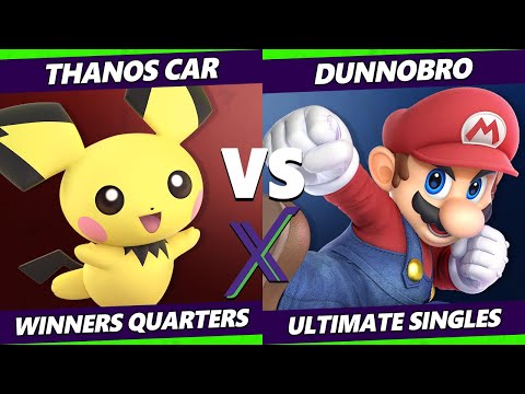 S@X 459 Winners Quarters - thanos car (Pichu) Vs. Dunnobro (Mario) Smash Ultimate - SSBU