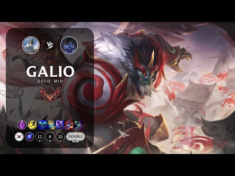 Galio Mid vs Sylas - KR Grandmaster Patch 13.3