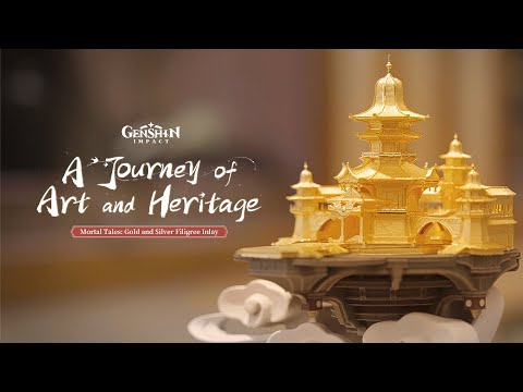 "A Journey of Art and Heritage" - Mortal Tales: Gold and Silver Filigree Inlay | Genshin Impact