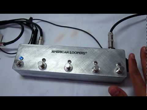 5 Loops With Volume Control True Bypass Looper - American Loopers Guitar Effects