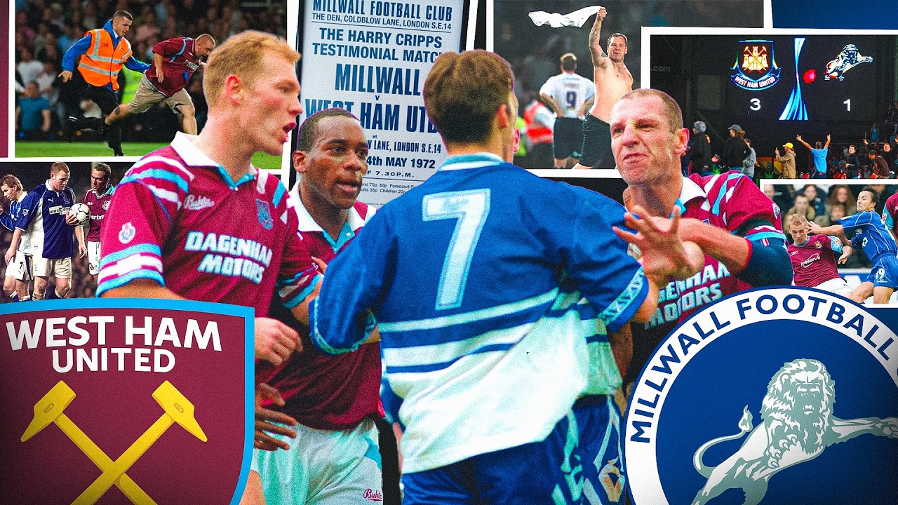LOS MOMENTOS MÁS CÓMICOS DEL DERBI WEST HAM - MILWALL