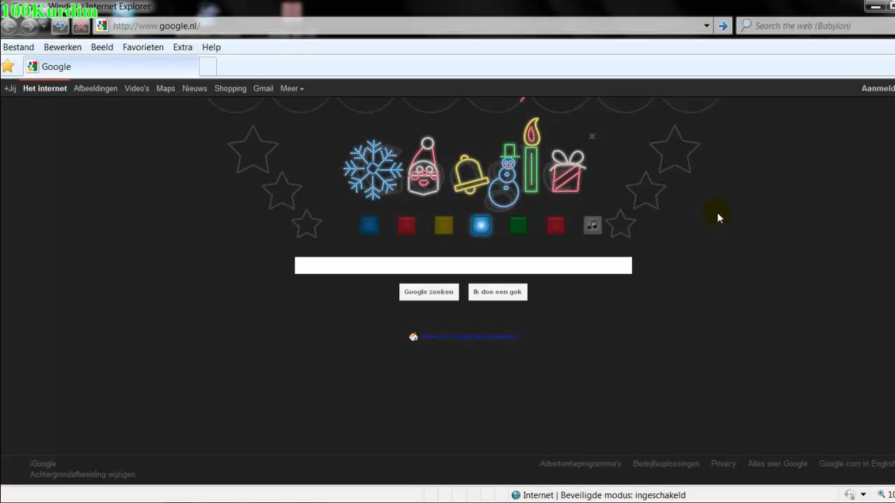 Happy Holidays! Google Logo (Doodle)