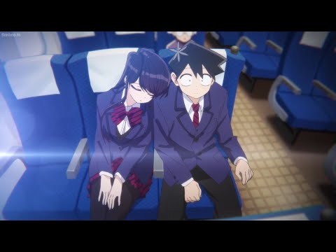 Komi Sleeps on Tadano's Shoulder - Komi Can't Communicate Season 2