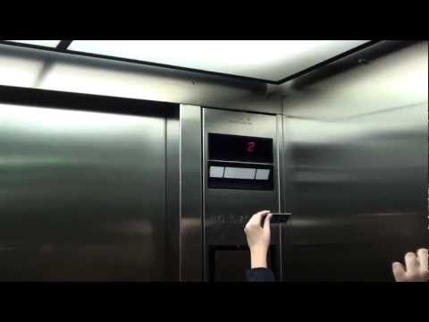 Dover Traction Service elevator @ mary washington Hospital Fredrickdburg VA (handycam)