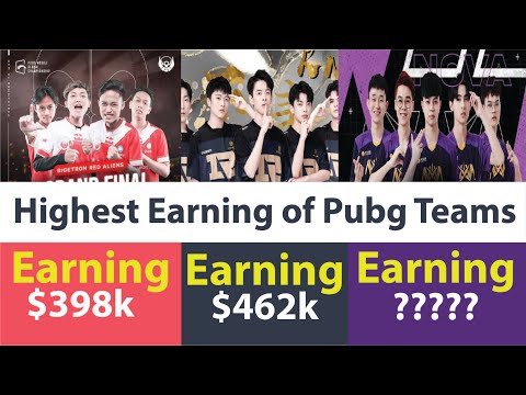 Top 5 Highest Earning Pubg Players | Bigetron, Elite Esports, Nova Esports Earning