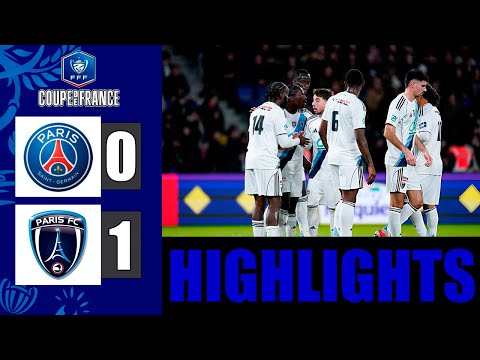 PSG vs Paris FC 0-1 Highlights | Coupe de France 2025/26 | paris fc psg